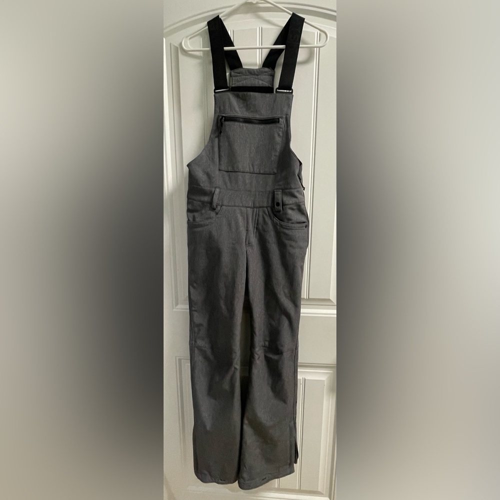 686 Ski Gray Ski Bibs infiDRY. Size XS.